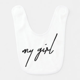 My Girl Cute&Playful Baby Bib – Fun & Stylish Girl