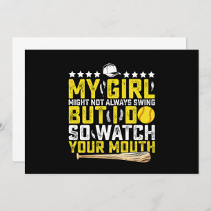 My Girl Might Not Always Swing But I Do So Watch Invitation