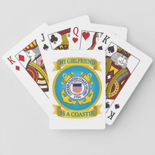 My Girlfriend Is A Coastie Playing Cards