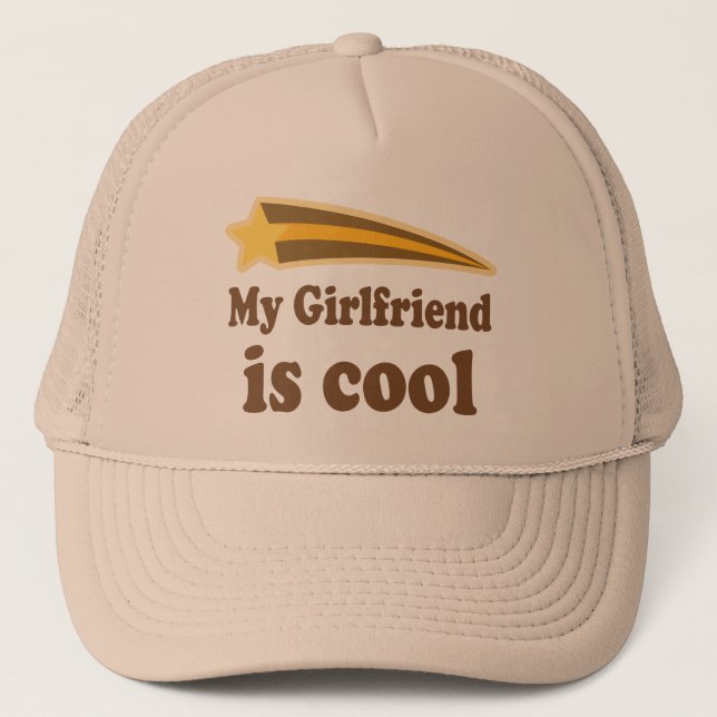 My Girlfriend is Cool Trucker Hat (Front)