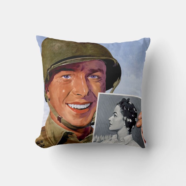 My Girls a Wow Throw Pillow (Front)