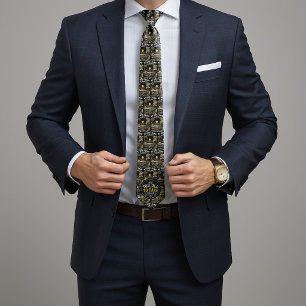 My Give-A-Damn is Broken Life's Too Short Neck Tie