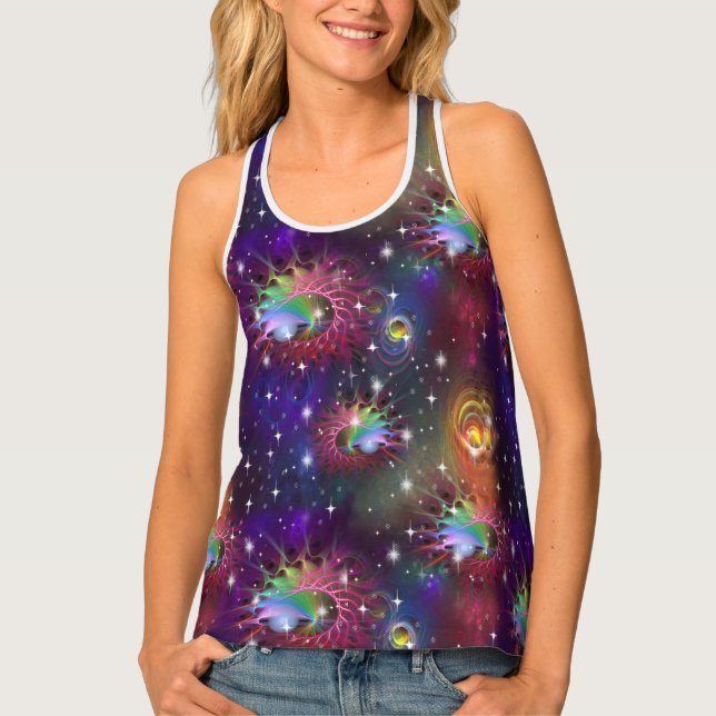 My Glamorous Funky Disco Pattern Tank Top (Front)