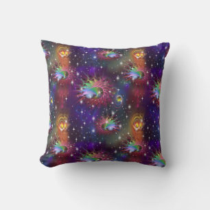 My Glamorous Funky Disco Pattern Throw Pillow