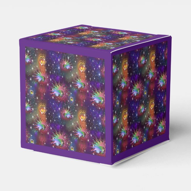 My Glamorous Funky Disco Pattern Wrapping Paper Wi Favor Boxes (Back Side)