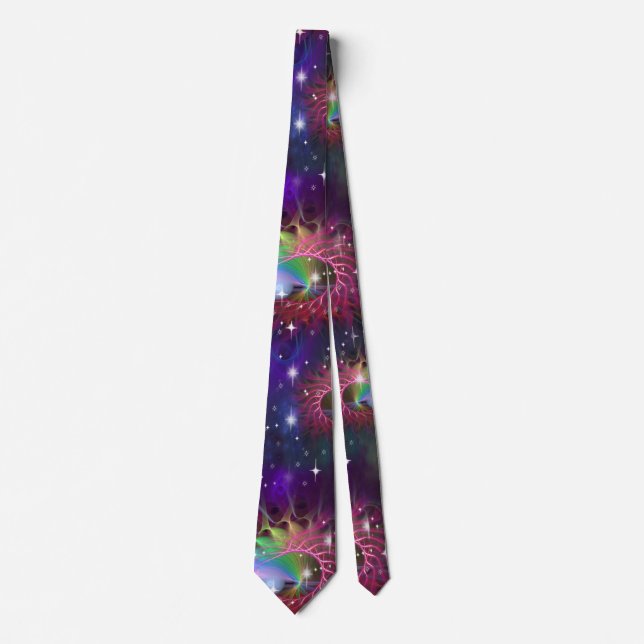 My Glamorous Funky Disco Pattern Wrapping Paper Wi Neck Tie (Front)
