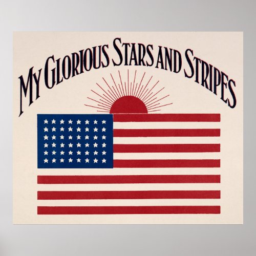 My Glorious Stars and Stripes 1917 Poster