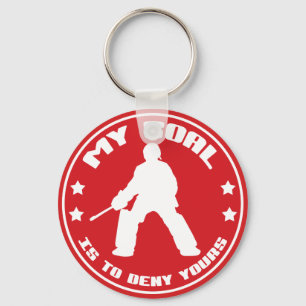 My Goal, Field Hockey Goalie Keychain