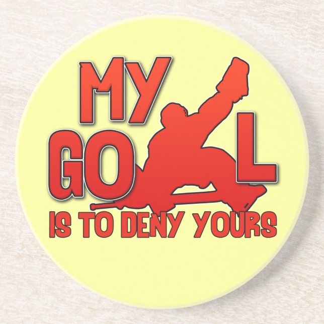 My Goal Hockey Coaster (Front)