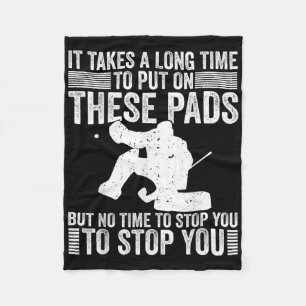 My Goal Is To Deny Yours - Field Hockey Goalie _1 Fleece Blanket