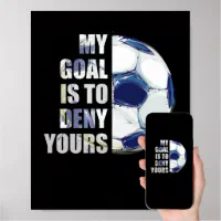 Designyouridea My Goal Is to Deny Yours Soccer Goalie Goalkeeper T-Shirt, Tank Top, Soccer Shirts for Women Kids Soccer Goalie Shirt, Goalie Shirts Soccer