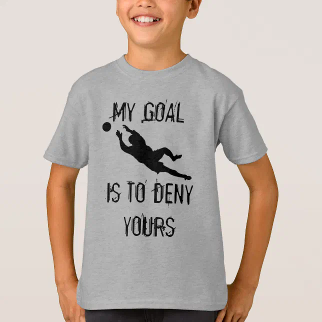 Eishockey-Torwart Tasche – Motiv 'My Goal Is To Deny Yours', 23x17x5 Cm, Canvas, Für Fans & Spieler