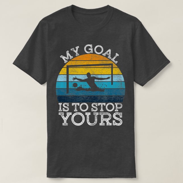 My Goal Is To Stop YoursWater Polo Goalie Goal Net (Design Front)