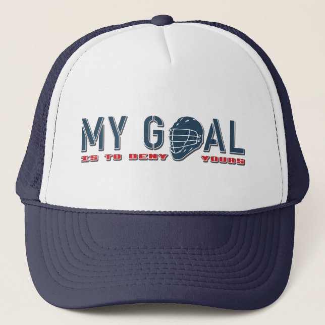 My Goal, Lacrosse Goalie Hat (Front)