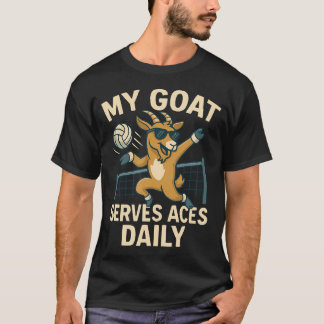 My Goat Serves Aces Funny T-Shirt
