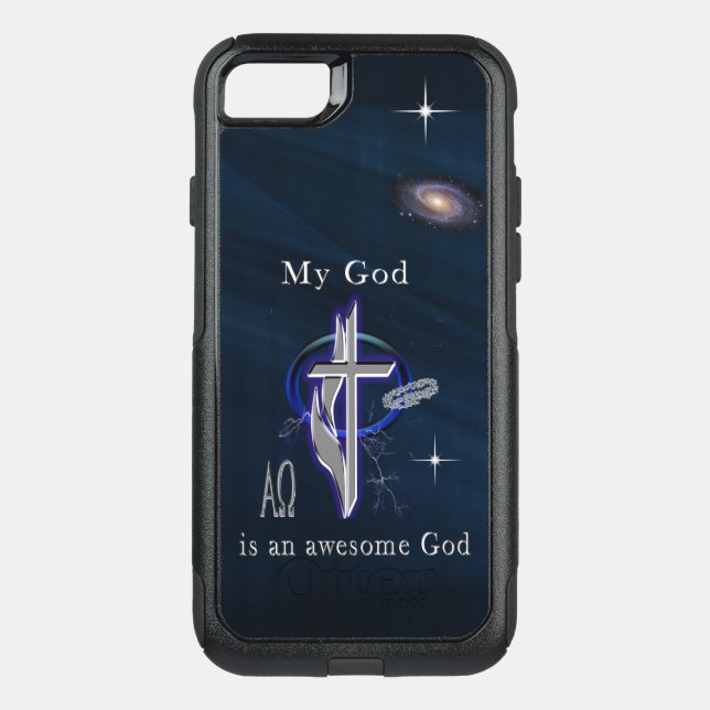 My God is an Awesome God Otterbox iPhone Case (Back)