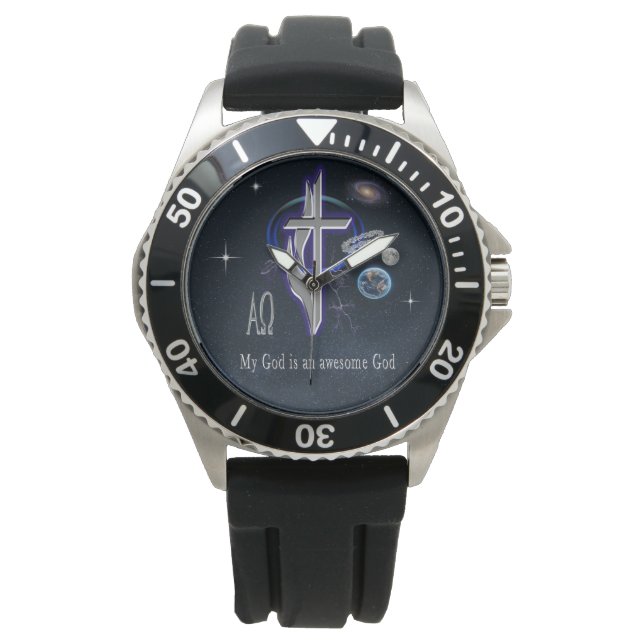 My God is an awesome God Watch (Front)