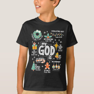 My God Is Christmas Jesus Is The Reason Faith Chri T-Shirt