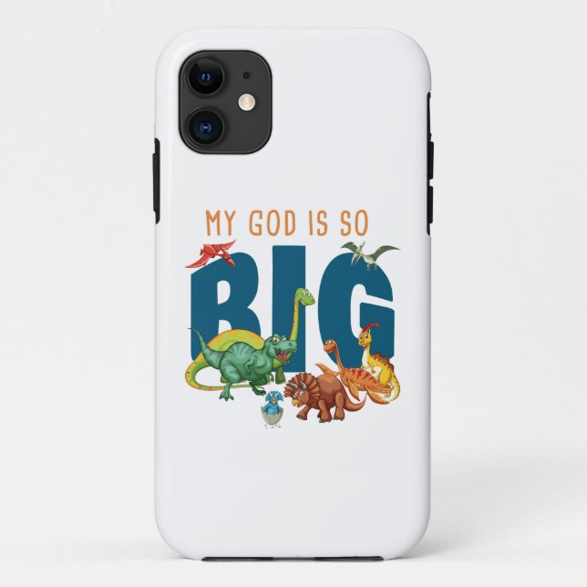 My GOD is So Big – Christian Faith Dinosaur Case-Mate iPhone Case (Back)