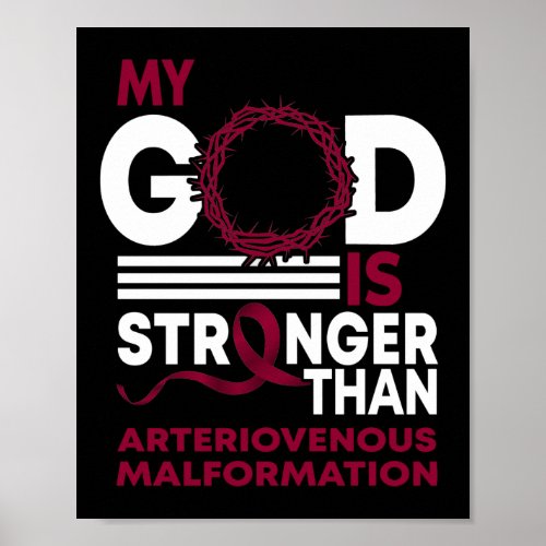 My God Is Stronger Than Arteriovenous Malformation Poster