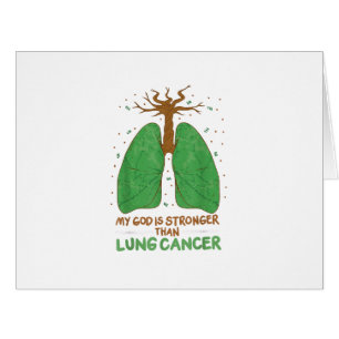 My God Is Stronger Than Lung Cancer Cards