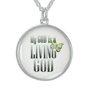My God Sterling Silver Necklace