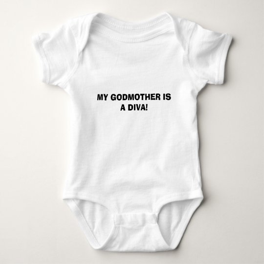 MY GODMOTHER IS A DIVA! BABY BODYSUIT