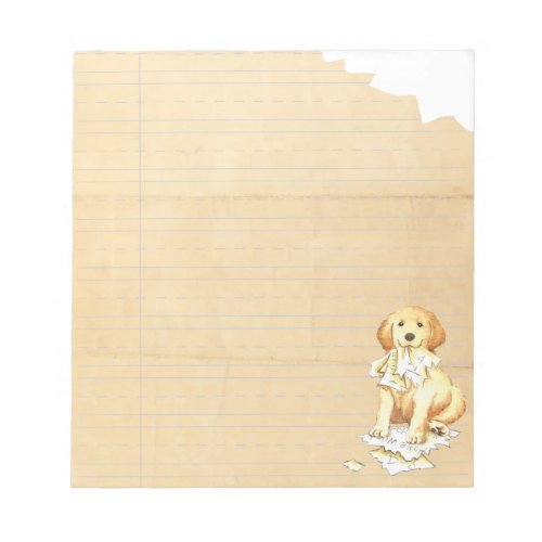 My Golden Ate My Homework Notepad