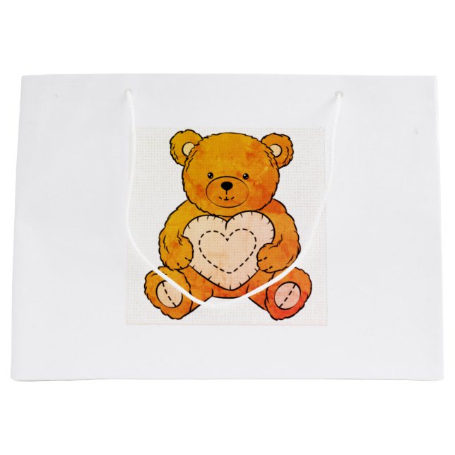 My Golden Care Bear Large Gift Bag (Front)