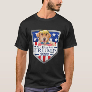 My Golden Retriever For Trump T Shirt