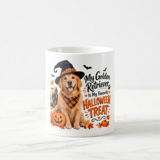 My Golden Retriever Is My Favorite HALLOWEEN TREA Coffee Mug