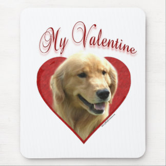 My Golden Retriever Valentine Mouse Pad