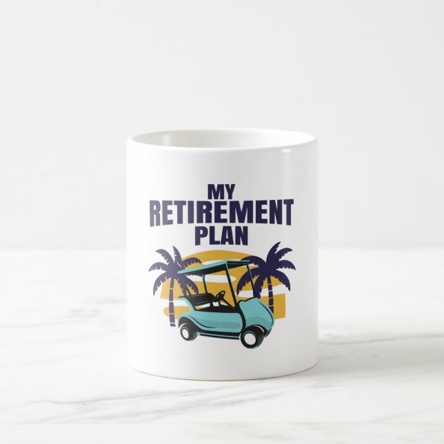 My Golf retirement plan Coffee Mug (Center)