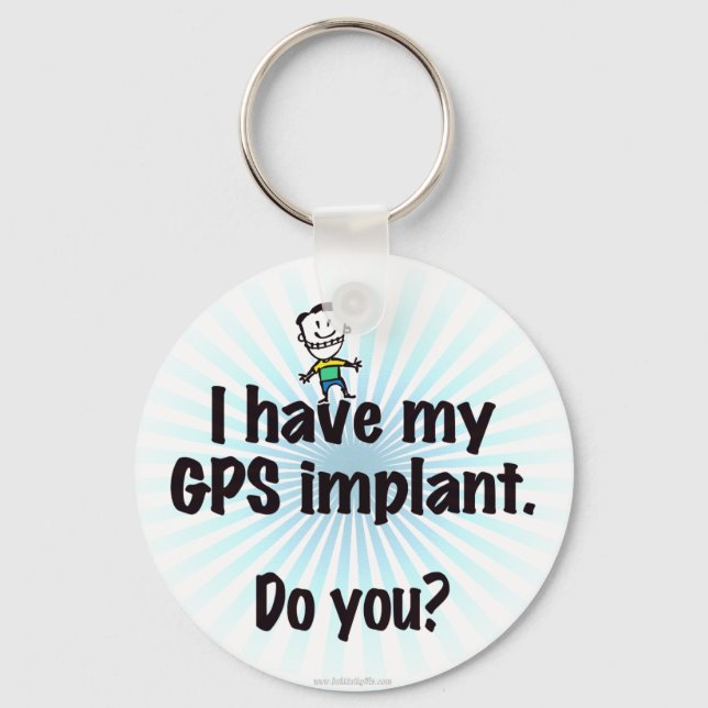 My GPS... Keychain (Front)