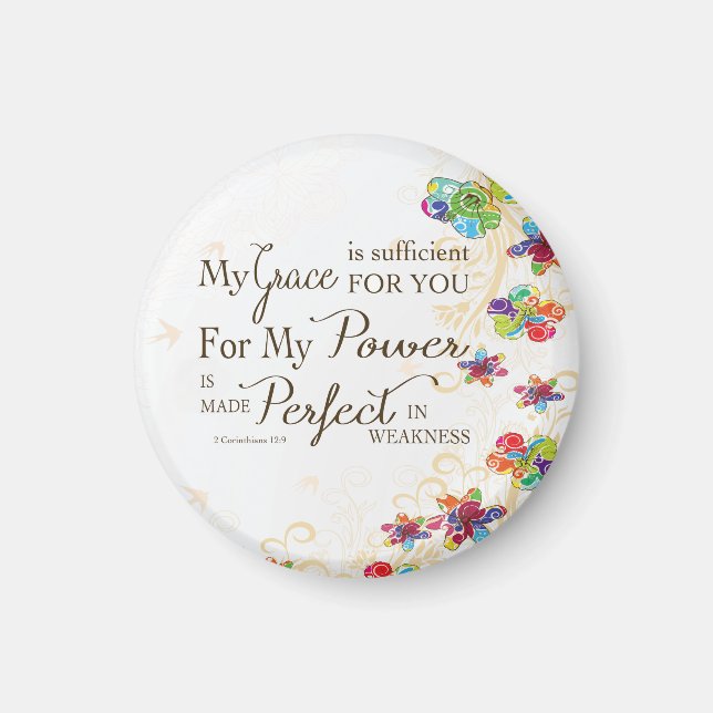 My Grace is Sufficient Magnet (Front)
