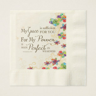 My Grace is Sufficient Paper Napkins