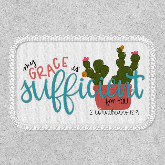 My Grace is Sufficient Patch (Front)