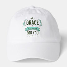 My Grace is Sufficient Scripture Teal