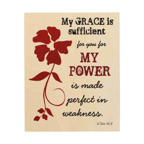 My Grace is Sufficient Wall Art