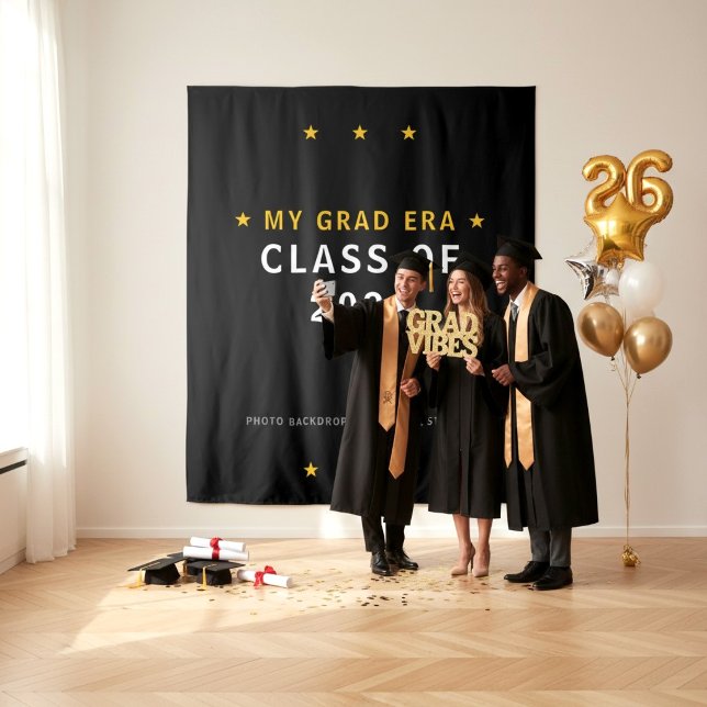My Grad Era Class of 2026 Photo Backdrop (Creator Uploaded)