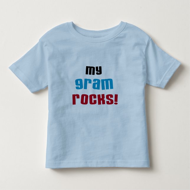 My Gram Rocks T-shirts and Gifts (Front)