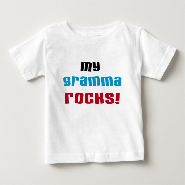 My Gramma Rocks T-shirts and Gifts (Front)