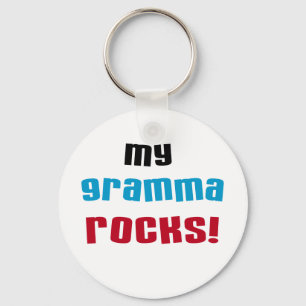 My Gramma Rocks T-shirts and Gifts Keychain