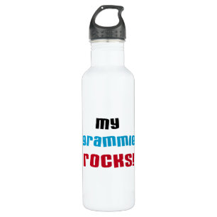 My Grammie Rocks Water Bottle