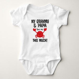 My Grammy and Papa Love Me Baby Bodysuit