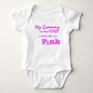 My Grammy is my hero, that's why I wear PINK Baby Bodysuit