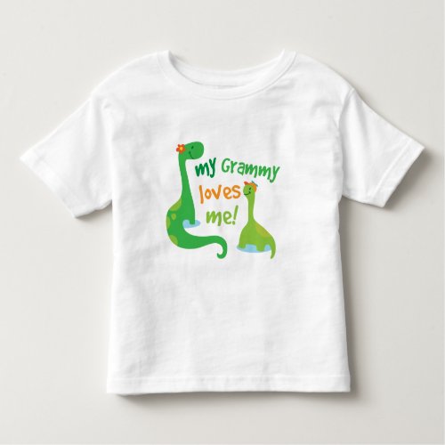 My Grammy Loves Me Dinosaur Toddler T_shirt