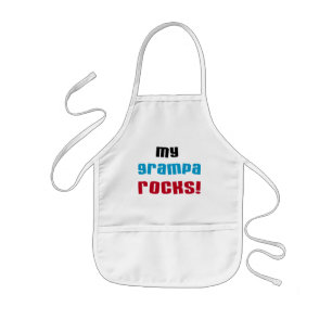 My Grampa Rocks T shirts and Gifts Kids' Apron
