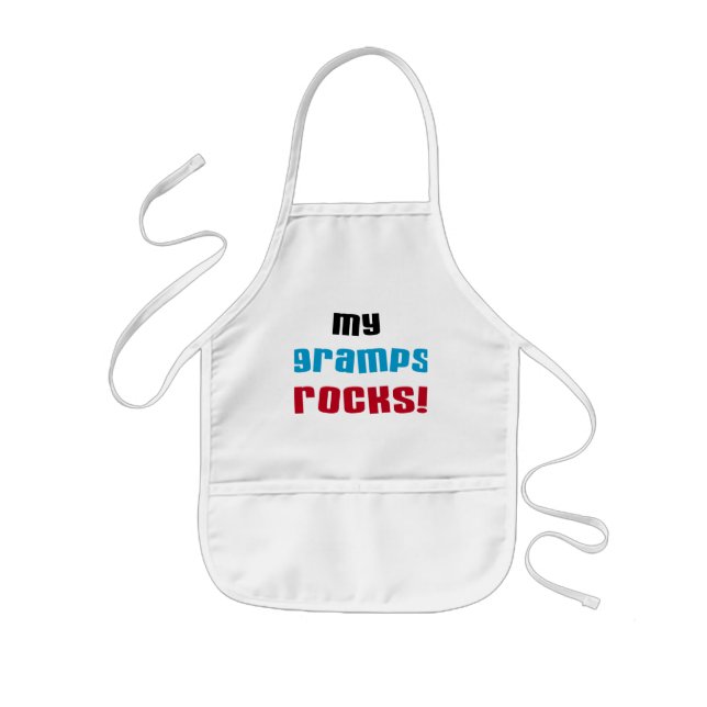 My Gramps Rocks T-shirts and Gifts Kids' Apron (Front)
