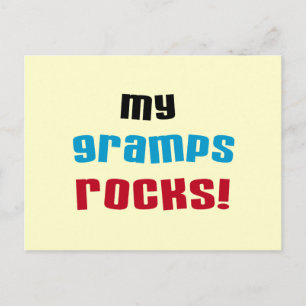 My Gramps Rocks T-shirts and Gifts Postcard